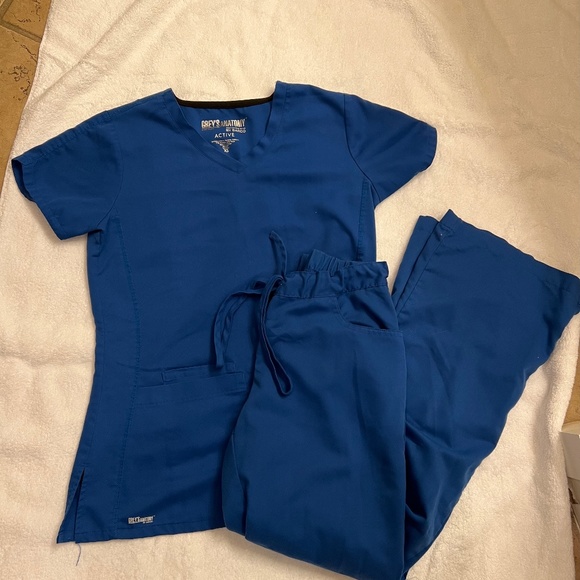 Greys Anatomy Barco Royal Scrub Set - Picture 1 of 6